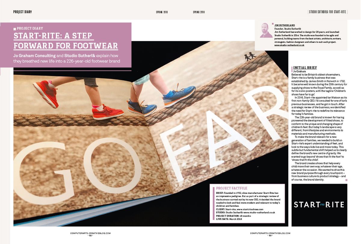 Out Project Diary looks at how an old footwear brand was revived