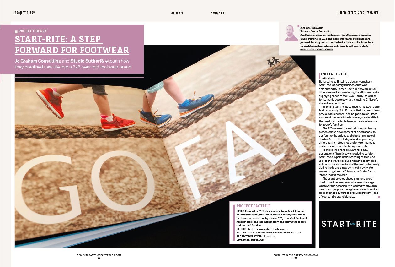Out Project Diary looks at how an old footwear brand was revived