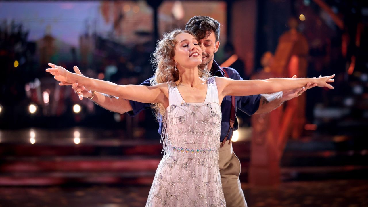 Strictly&#039;s Rose and Giovanni performing on the show.