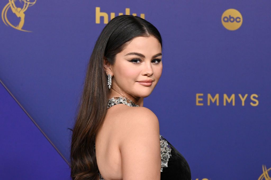 Selena Gomez at the 76th Primetime Emmy Awards held at Peacock Theater 