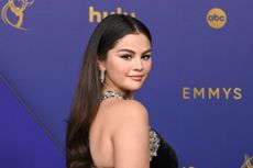 Selena Gomez at the 76th Primetime Emmy Awards held at Peacock Theater 