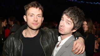 Damon and Noel at the Brit Awards in 2013