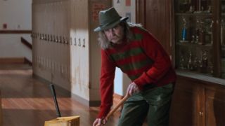 Wes Craven cameo as Fred The Janitor in Scream