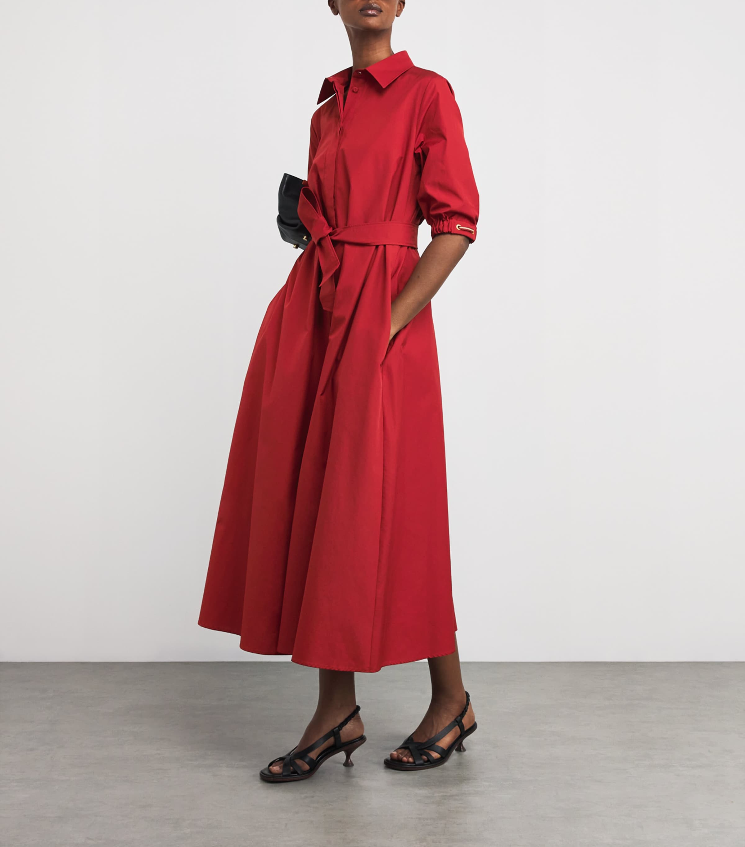 Cotton Poplin Shirt Dress
