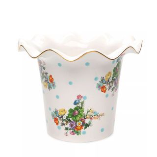 MacKenzie-Childs Flower Market Ceramic Garden Pot