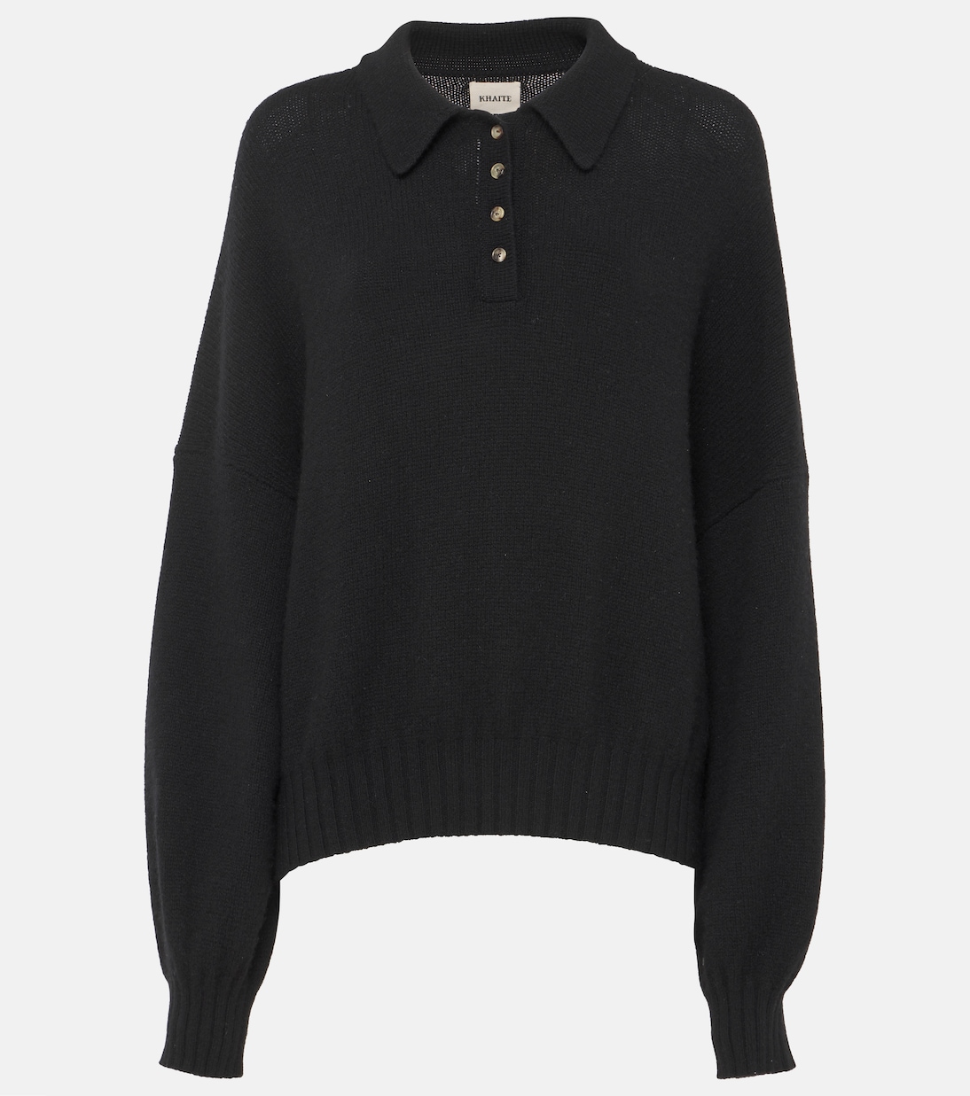 Rene Cashmere Polo Sweater