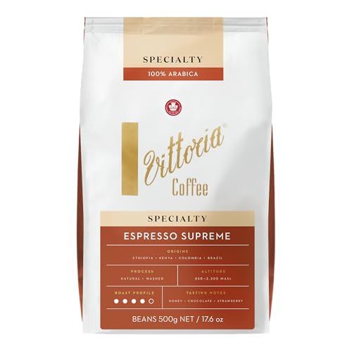 Vittoria Coffee Espresso Supreme Specialty Coffee Beans 500g