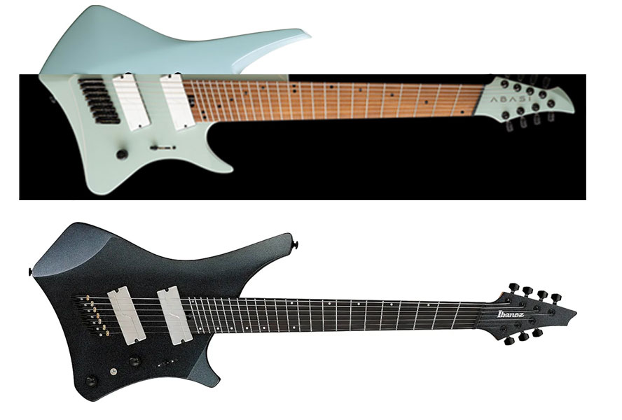 (Above) a quick splice of the Ernie Ball Kaizen and the Abasia Concepts Larada, (below) the new Ibanez Alpha