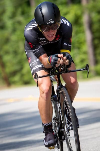 Lawson Craddock (Bontrager-Livetstrong) coming in for third place in the U23 field.