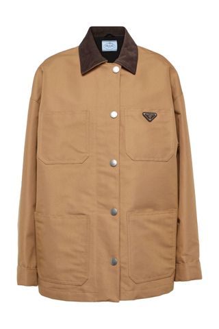 Prada Oversized canvas jacket