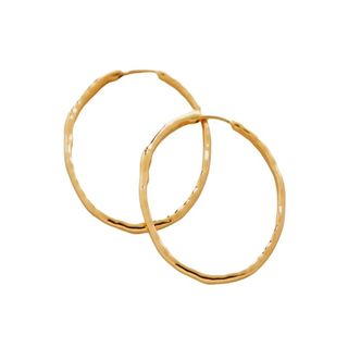 gold hoop earrings