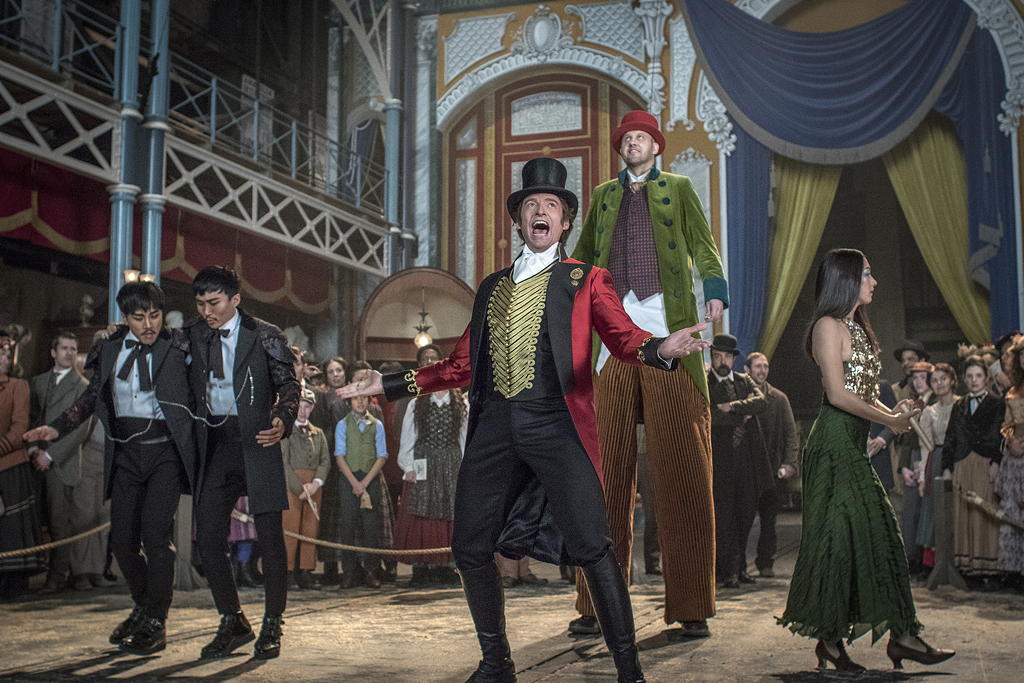 TV tonight Hugh Jackman as P.T. Barnum.