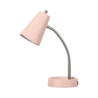 Light pink desk lamp