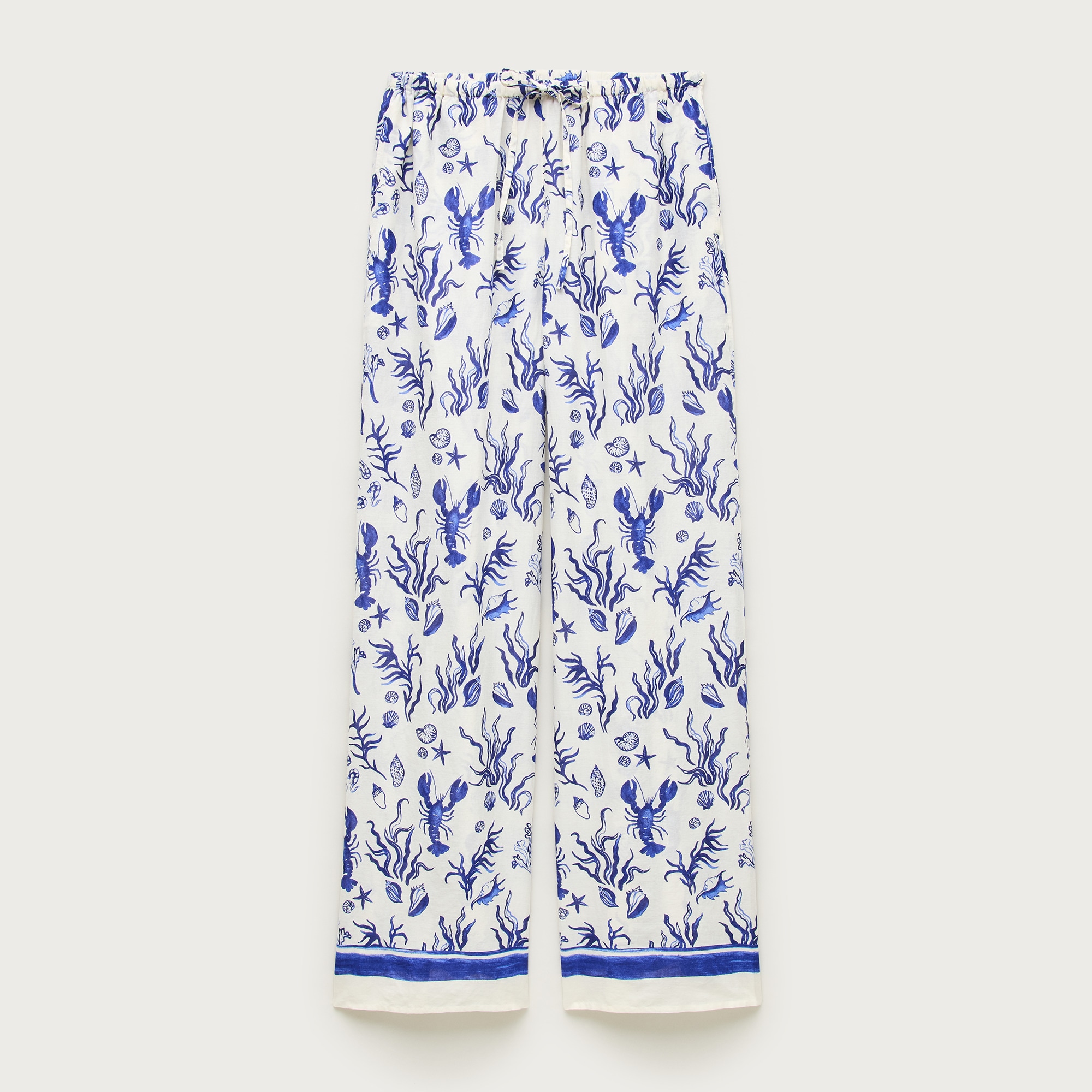 Beach Pant in Seashell Print