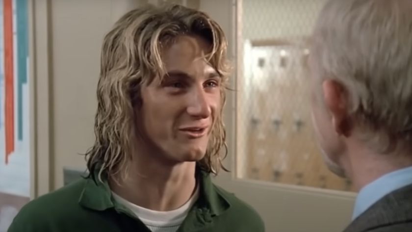 Sean Penn as Jeff Spicoli talking to Mr. Hand in Fast Times at Ridgemont High