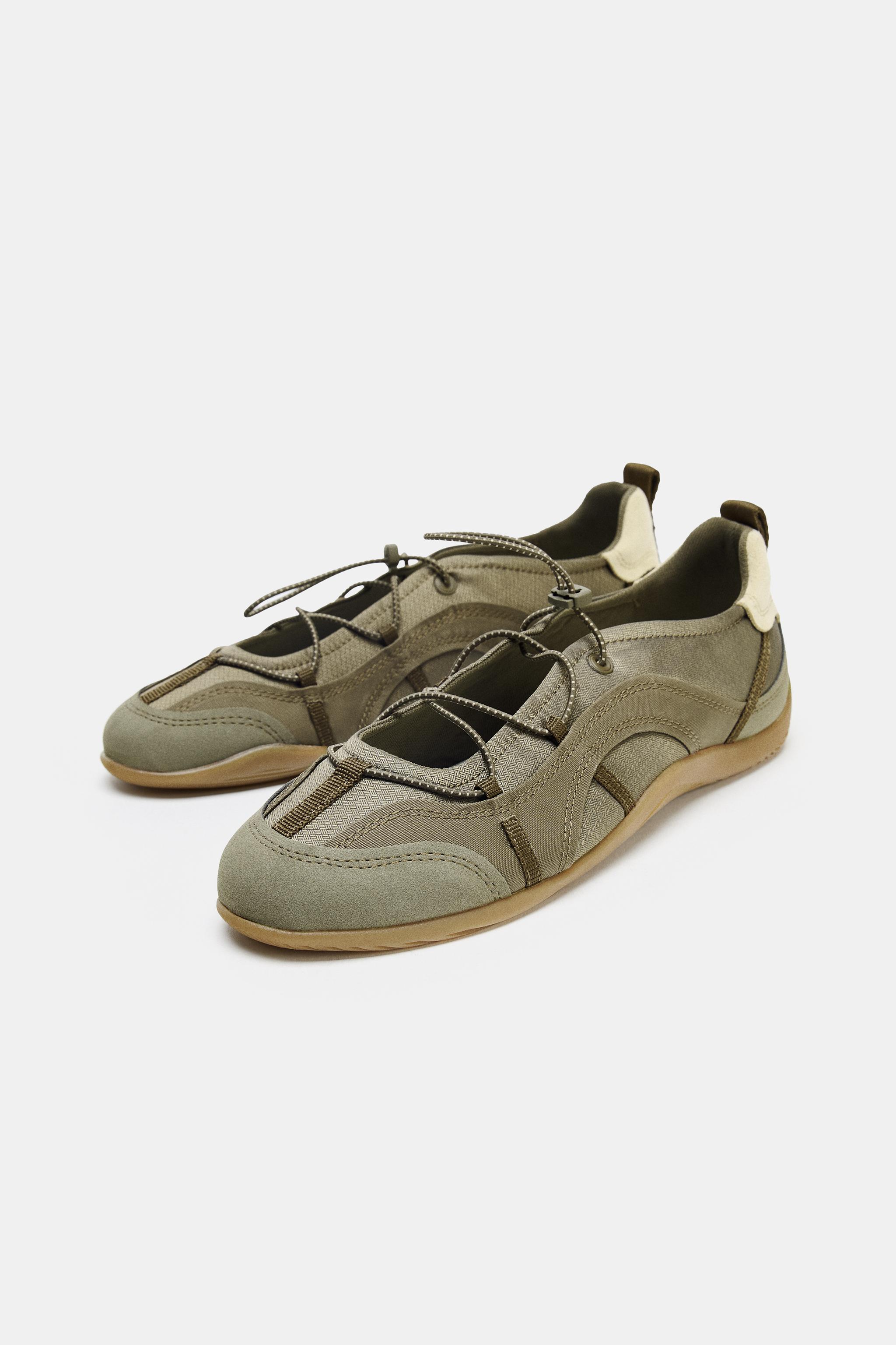 Elastic Sporty Ballet Flats