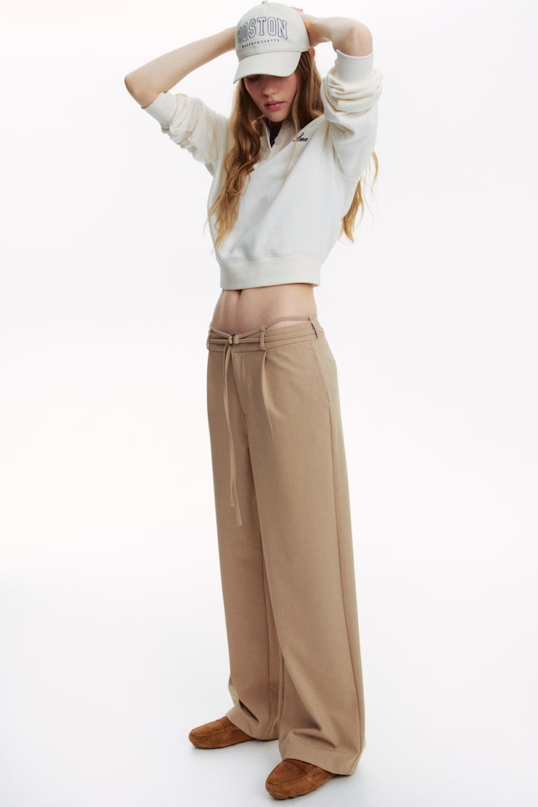 Belted Dress Pants