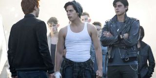 Cole Sprouse as Jughead in Riverdale.
