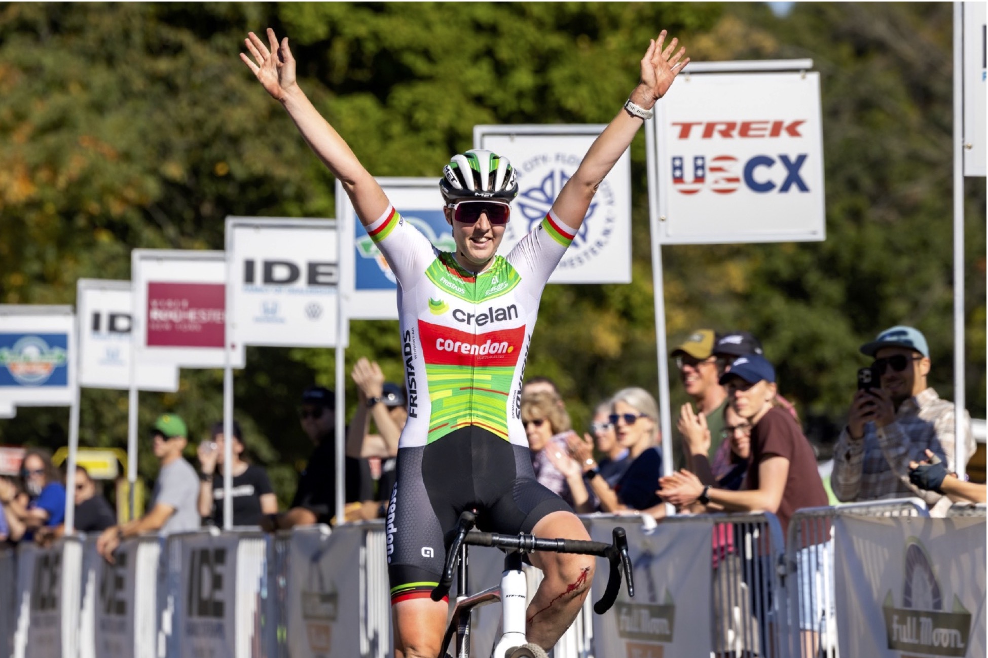 Manon Bakker (Crelan-Corendon) wins Rochester Cyclocross C1 women&#039;s race