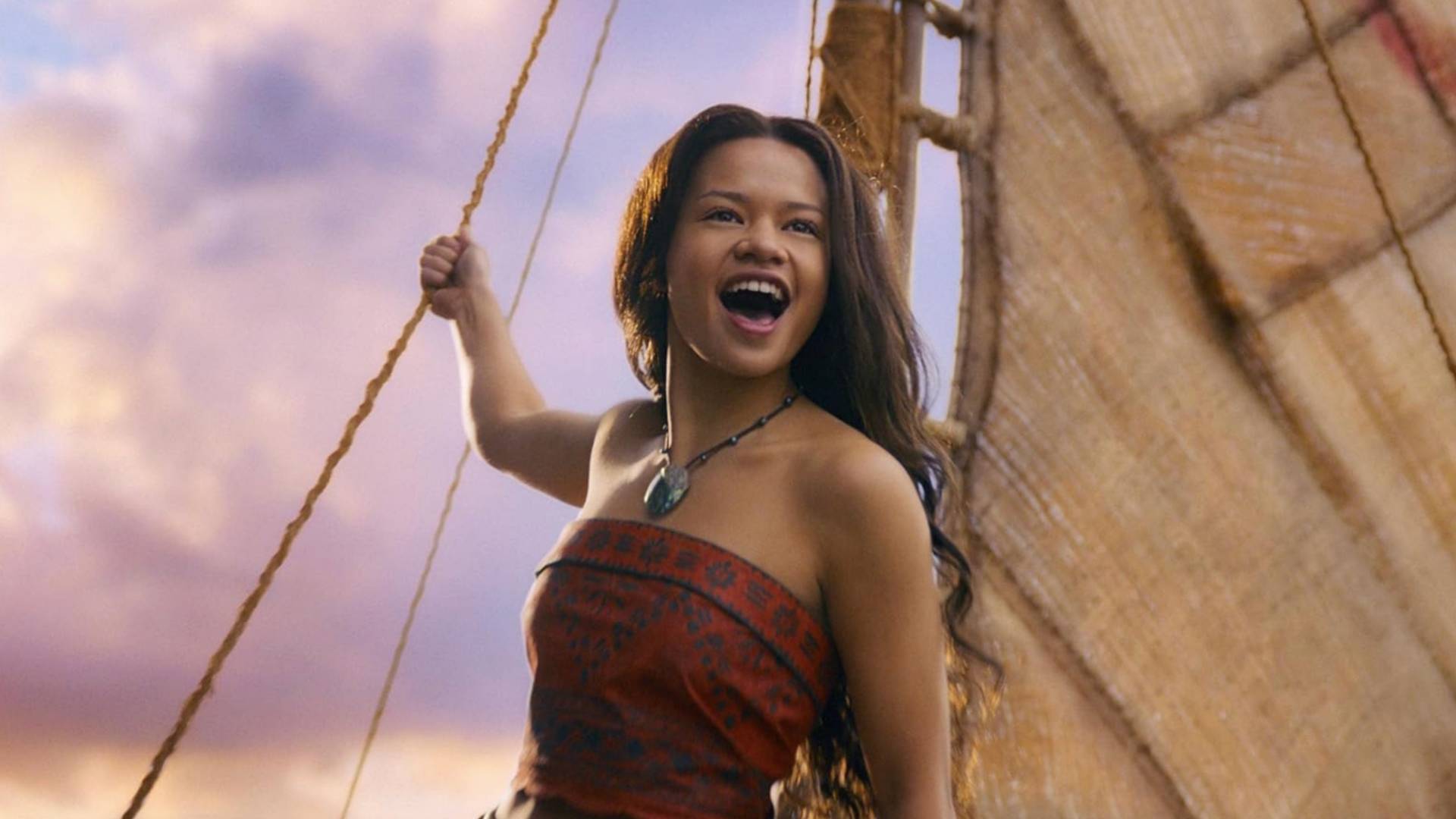Catherine Laga'aia in the live-action Moana movie