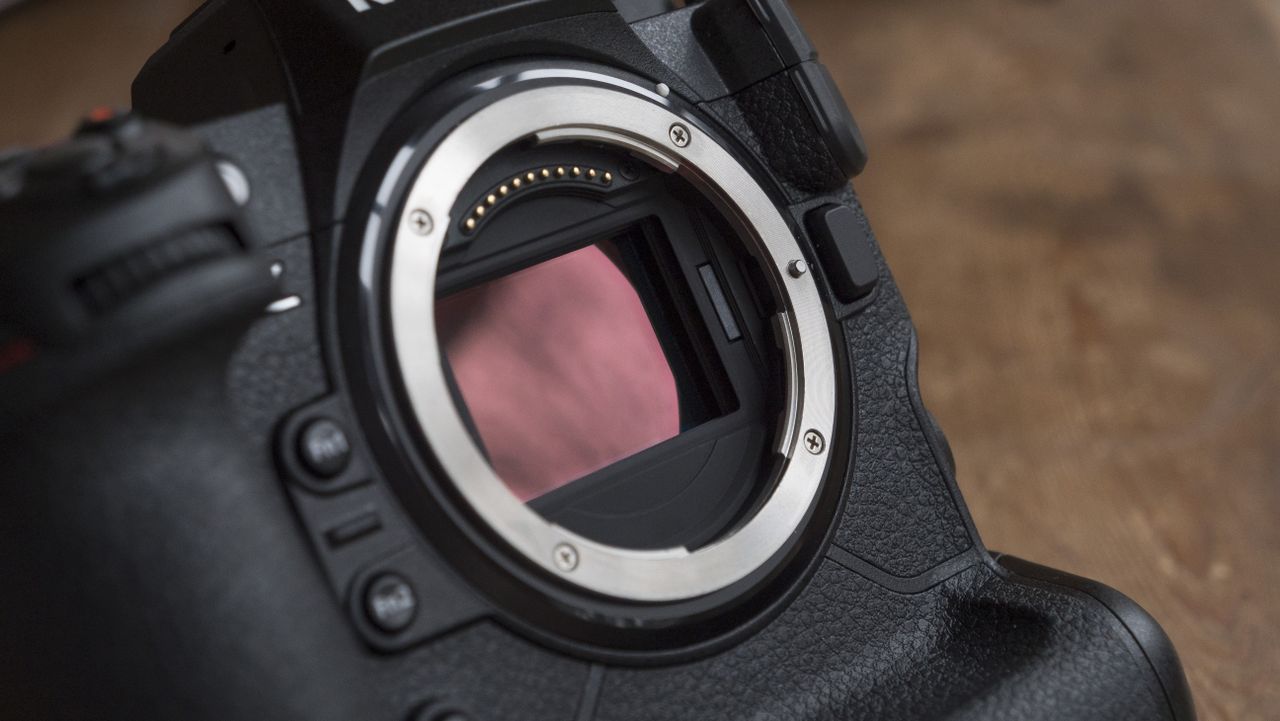 The Nikon Z9 camera on a wooden table