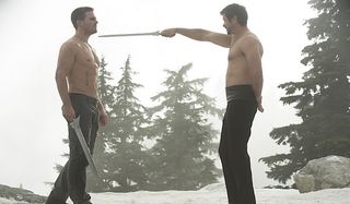 Arrow shirtless fight