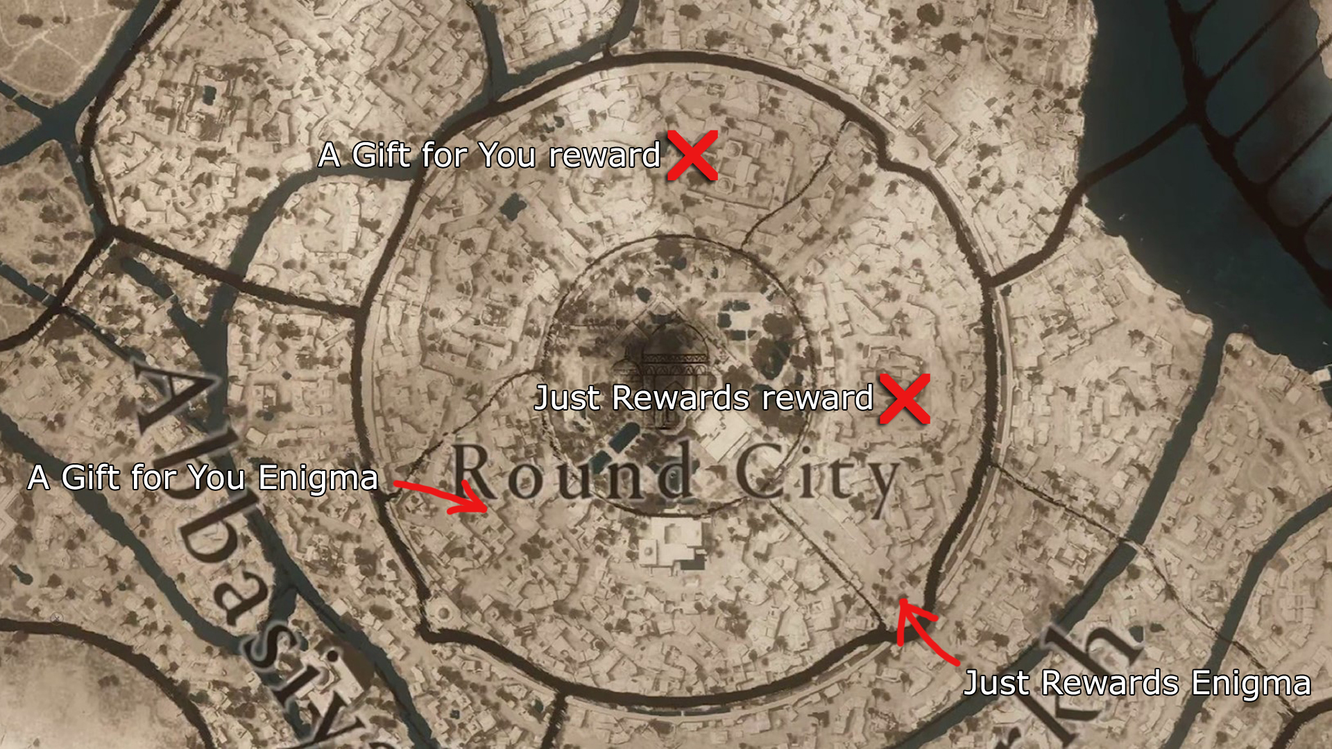 AC Mirage Enigma locations