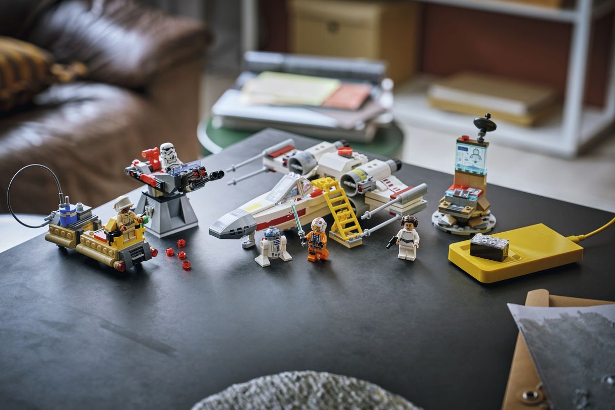 Lego Smart Play sets being played with by children in a home environment