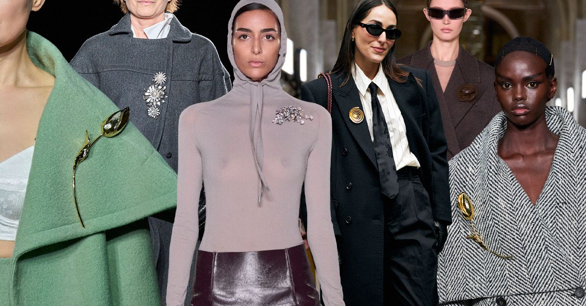 Raid the Archives: Brooches and Pins Are Now a Major 2024 Trend | Who ...