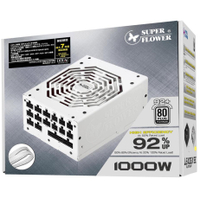 Super Flower Leadex Platinum SE | 1000 W | 80 Plus Platinum | 10-year warranty | Fully modular | $249.99 $124.99 at Newegg (save $125)