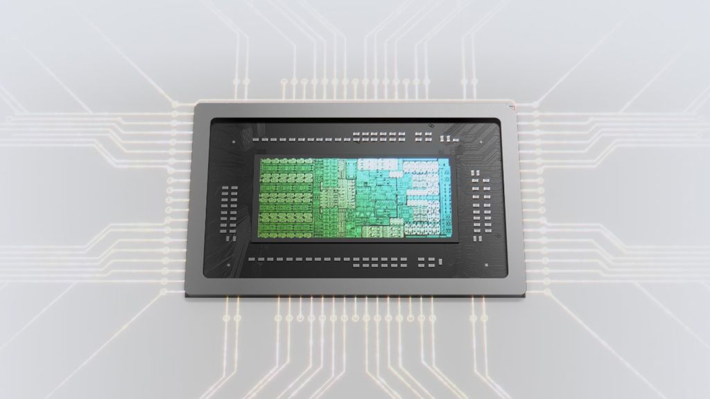 NVIDIA Spark processor render highlighting a computer chip