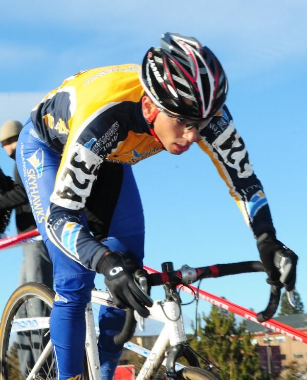 Rotem Ishay (Fort Lewis College) riding fourth.