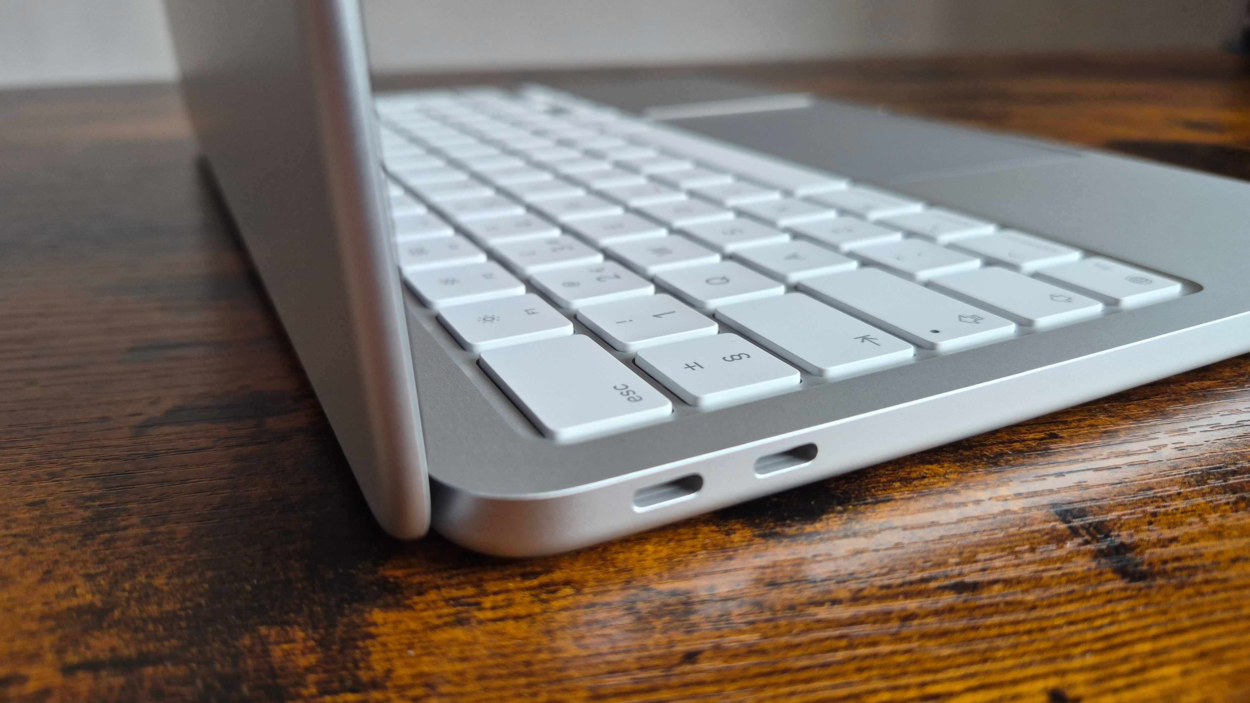 The Apple MacBook Neo on a desk