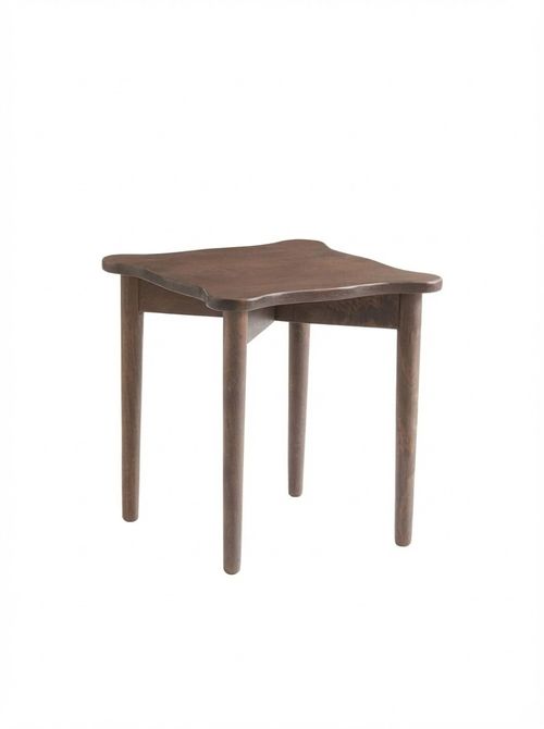 Wooden Side Table - Dark Brown