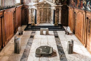 Faye Toogood's works in marble in the Chapel