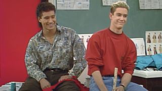 Mario Lopez and Mark-Paul Gosselaar on Saved by the Bell