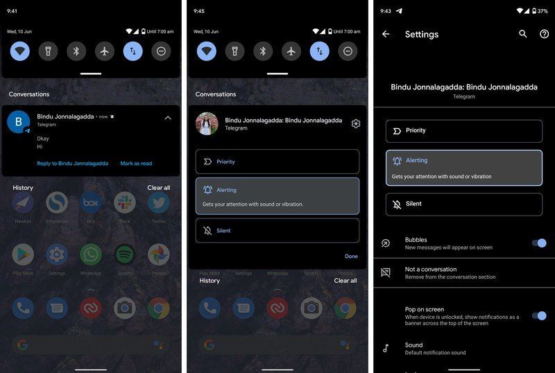 Android 11: Here's how chat bubbles and conversation notifications work ...