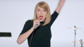 Taylor Swift in "Shake It Off" video.