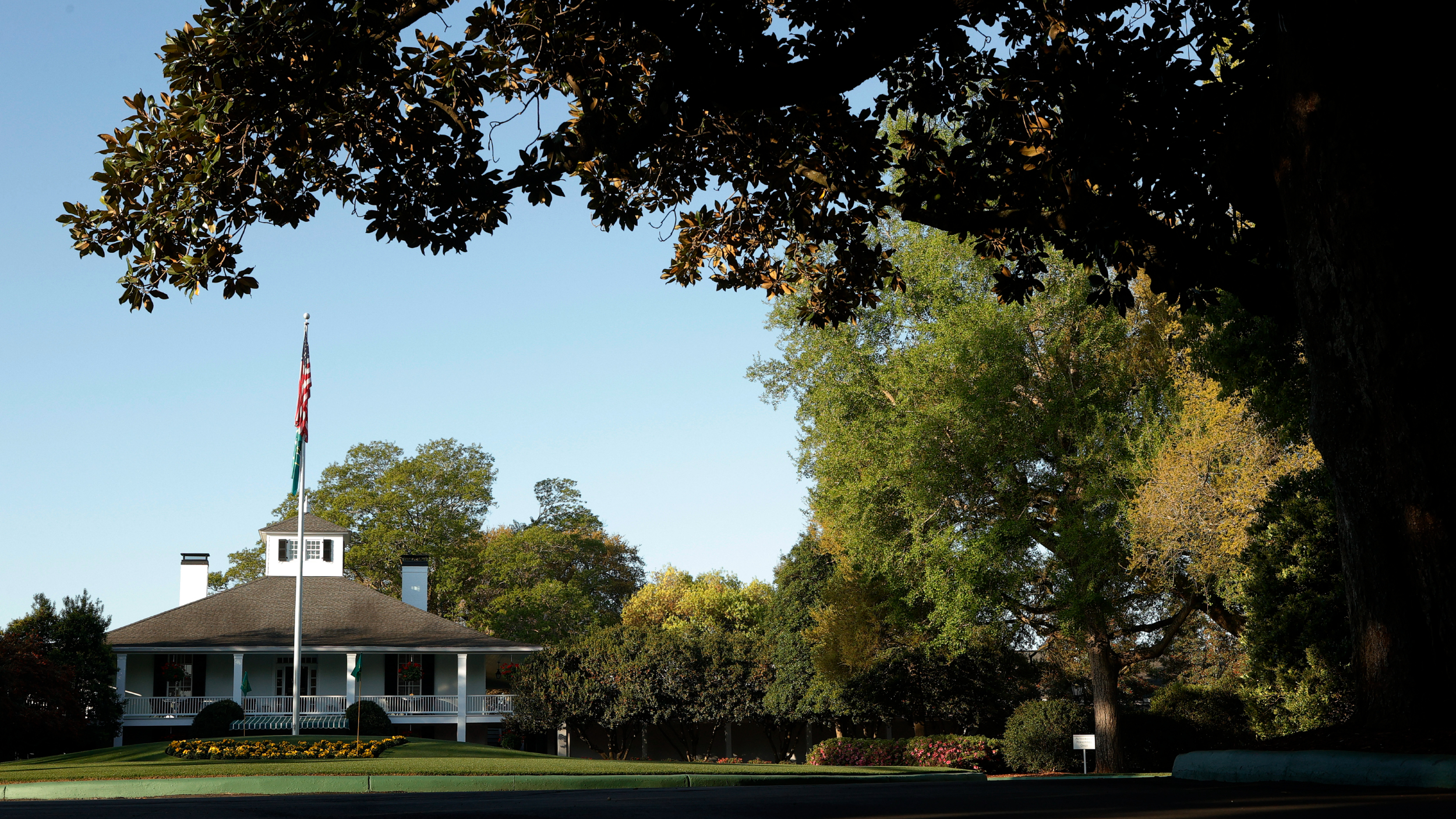 The Augusta National clubhouse