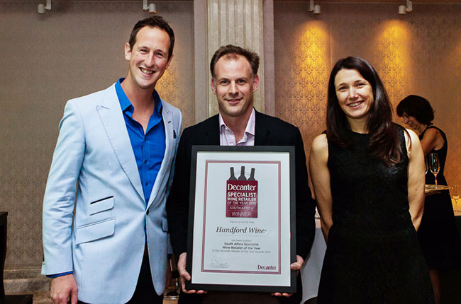 Handford, Decanter Retailer Awards 2015