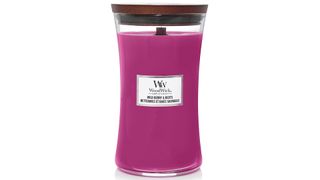Woodwick Berry scented candle picked as one of the best scented candles