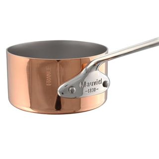 Mauviel M'Minis Polished Copper & Stainless Steel Sauce Pan 