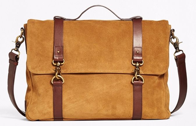 Suede Convertible Brief from Brooks Brothers