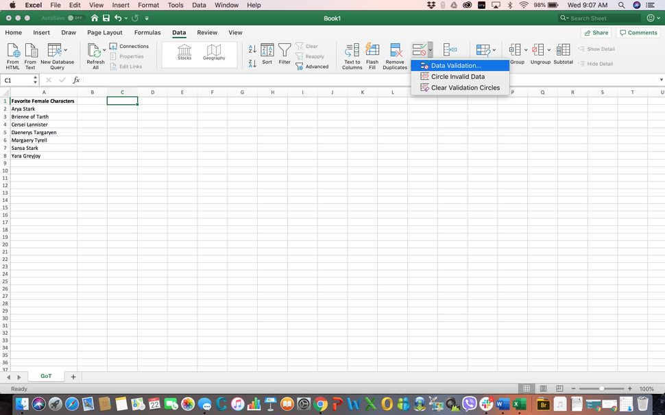 How to create a drop down list in Excel | TechRadar
