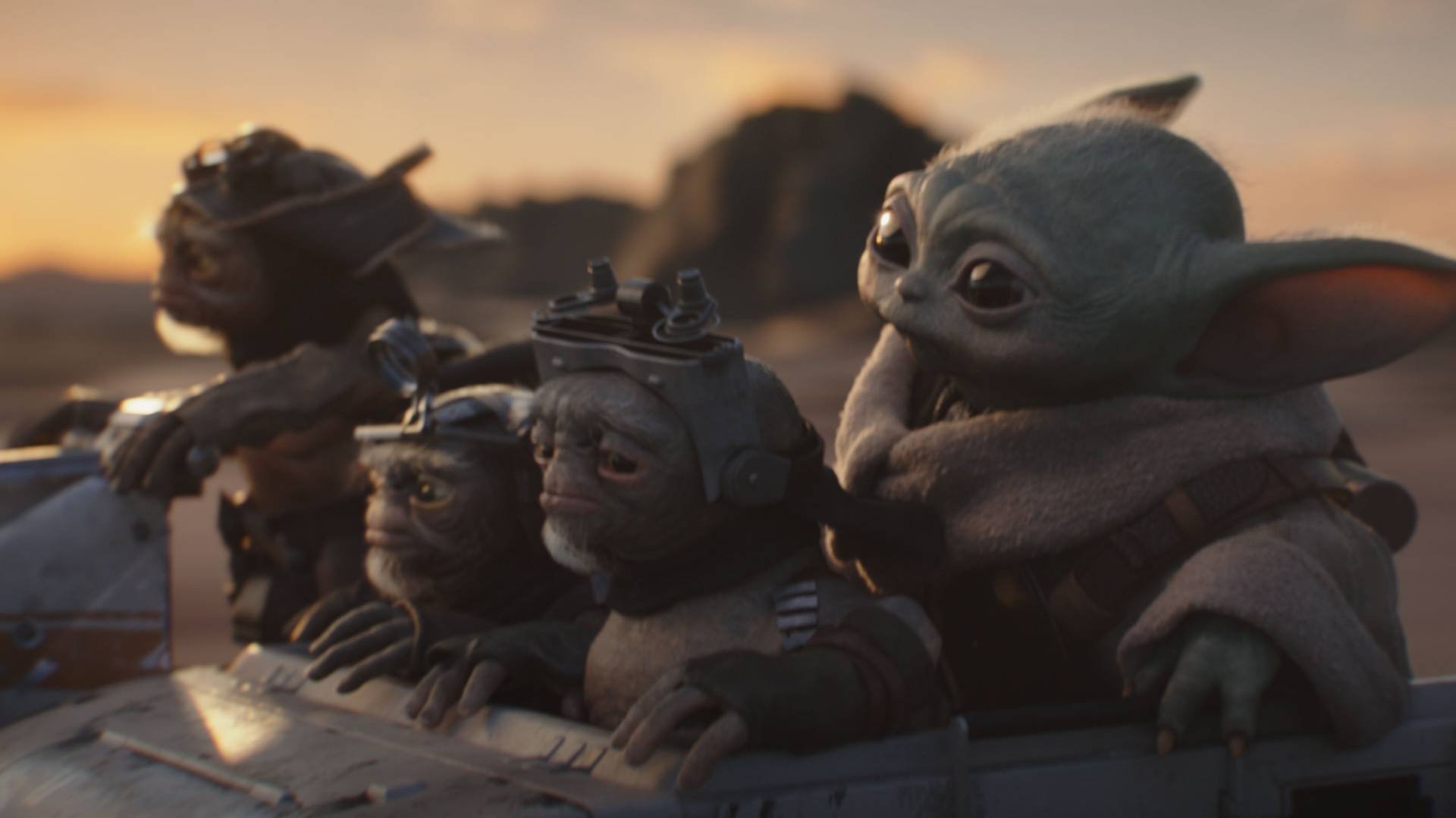 Grogu and the Anzellans in The Mandalorian and Grogu