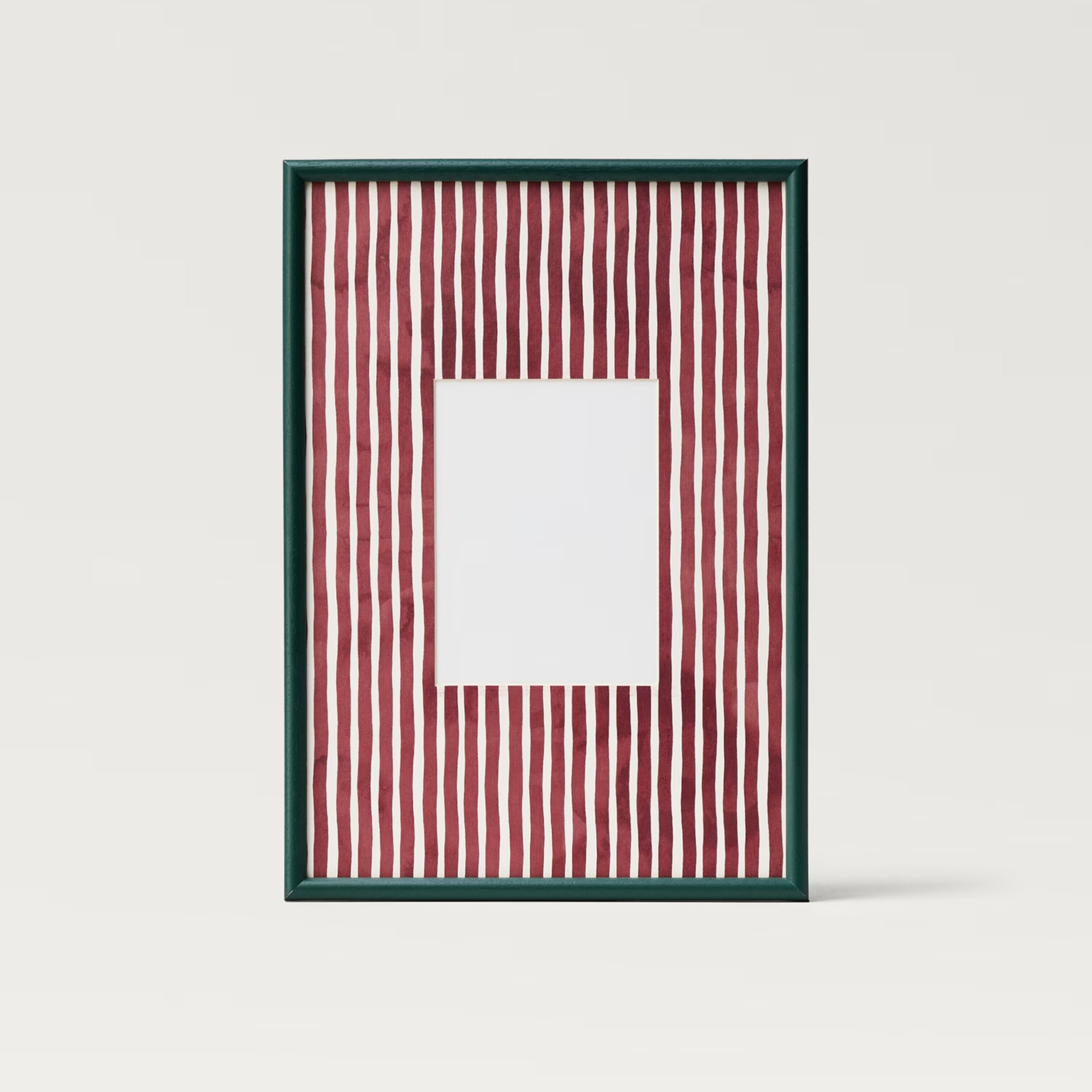 Mango Medium wood frame with lines