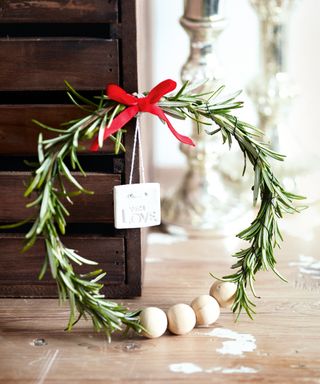 Small rosemary wreath