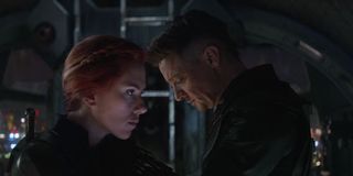 Hawkeye and Black Widow in Endgame's trailer