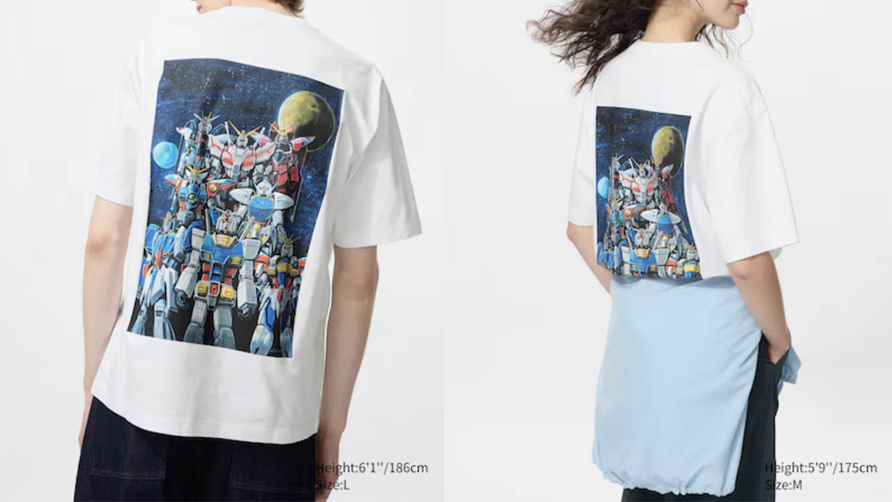 Uniqlo X Mobile Suit Gundam range celebrates 45 years of anime