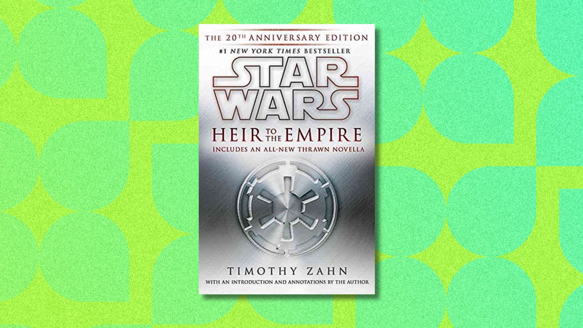 an image of the Heir to the Empire book cover which is a 20th anniversary special edition